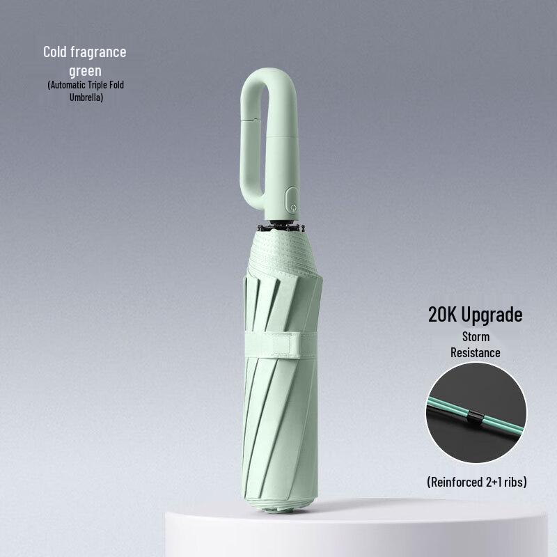 Yudu Semi-Automatic Folding Sun/Rain Umbrella
