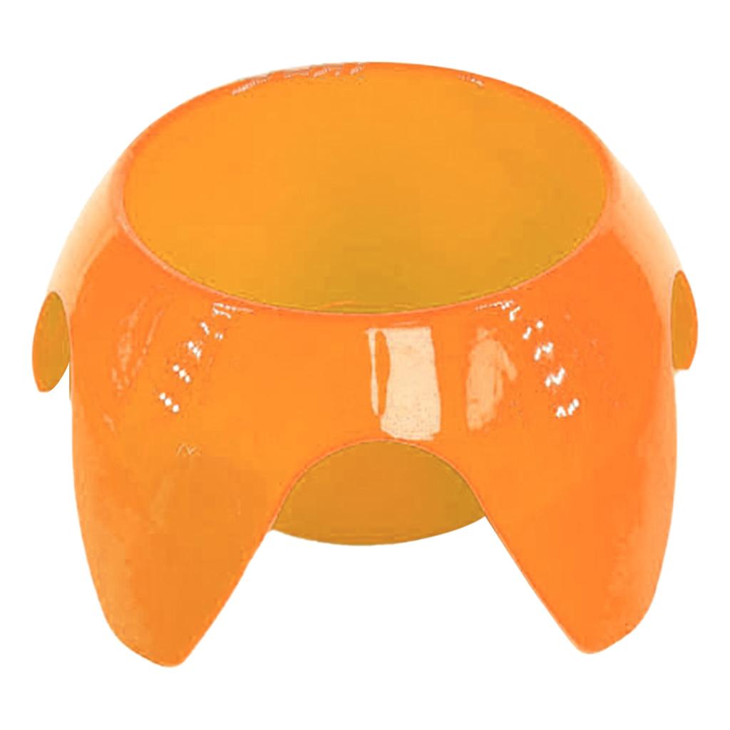 Beach Cup Holder Plastic Multifunctional Beach Drink Holder for Snacks Sunglasses Phone Orange