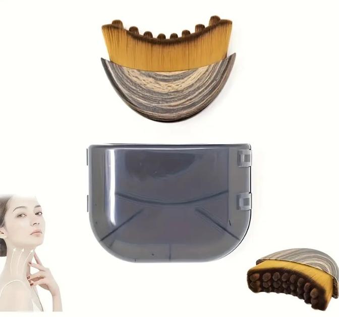 

Lymphatic Contouring Facial Brush – Reduces puffiness, detoxifies, and lifts, improving skin radiance and absorption (1 piece) Boxed