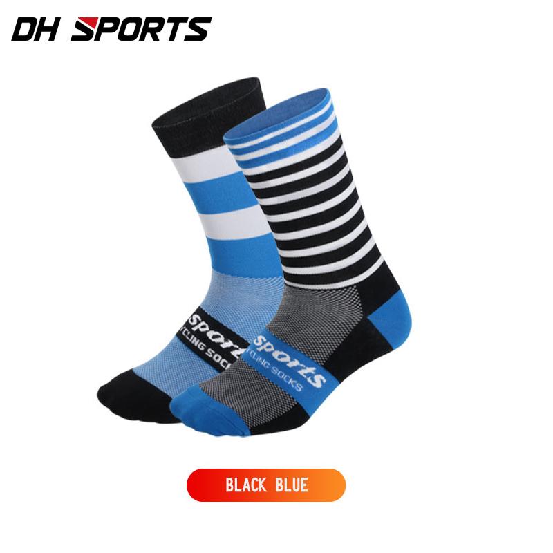 DH SPORTS Professional Cycling Socks Best Funky Breathable Wicking Road Bicycle Sport  Compression Running Socks