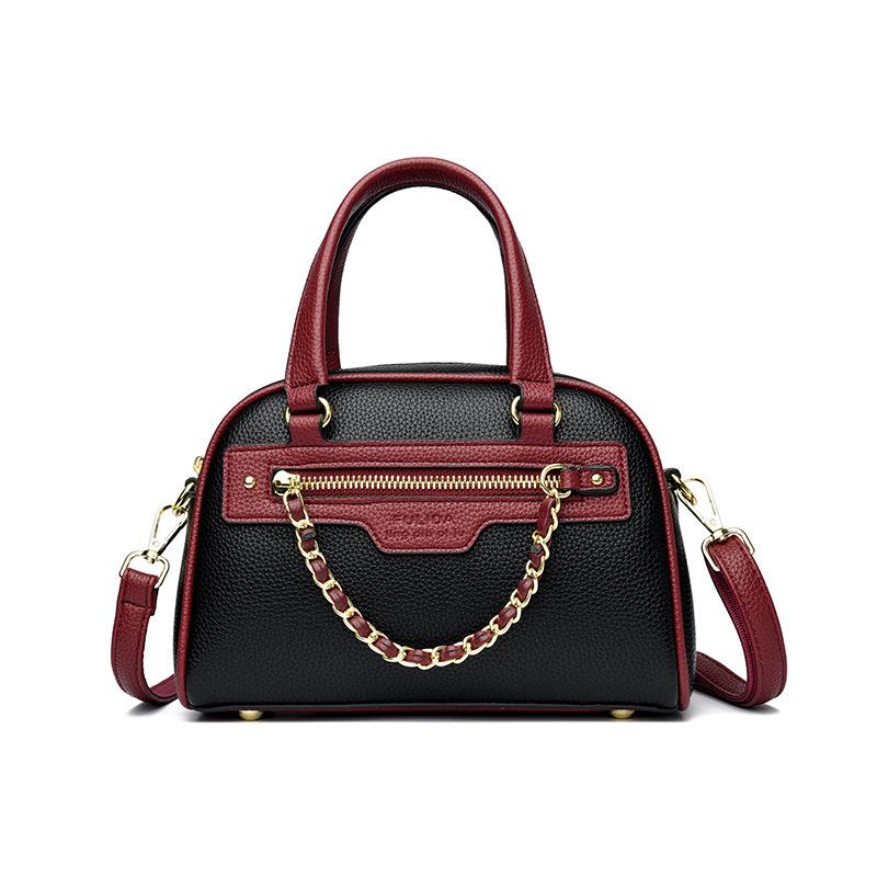 Simple Hand Held Bowling Bag for Women's New Style Niche Bag with One Shoulder Crossbody Pillow Bag