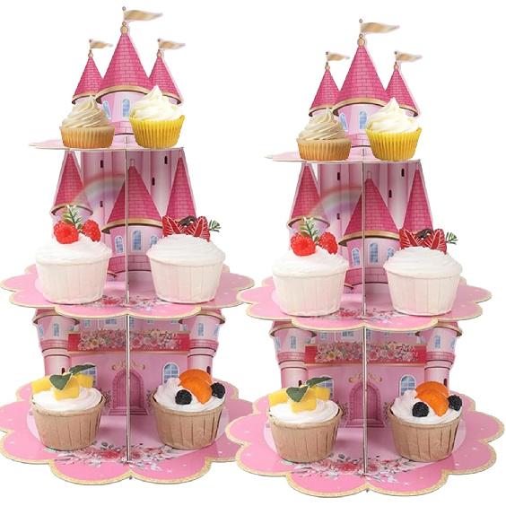 3 Tier Butterfly Cupcake Stand,Suitable for Butterfly Themes – Easy to Assemble& Reble(1Butterfly)