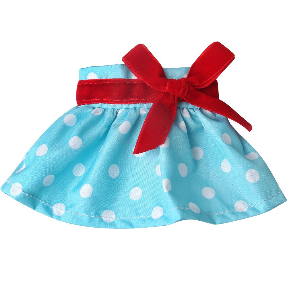 Elves Clothes Christmas Doll White Red Green Dress Baby Toys Accessories Skirt For Children's Christmas Gifts Doll Accessories