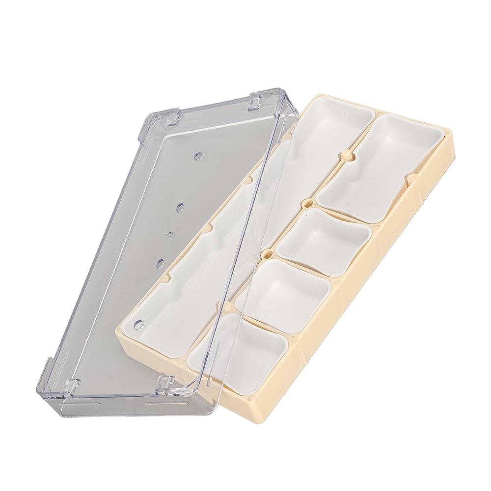 5 Grids Watch Screws Storage Container Stackable Watch Parts Tray  Screw Component