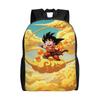 Kid Goku Flying On Nimbus Dragon Ball Backpack  Cute Backpacks Youth Hiking Big High School Bags Design Rucksack