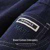 Mark Fairwhale Jeans dritti da uomo con ricami e coulisse