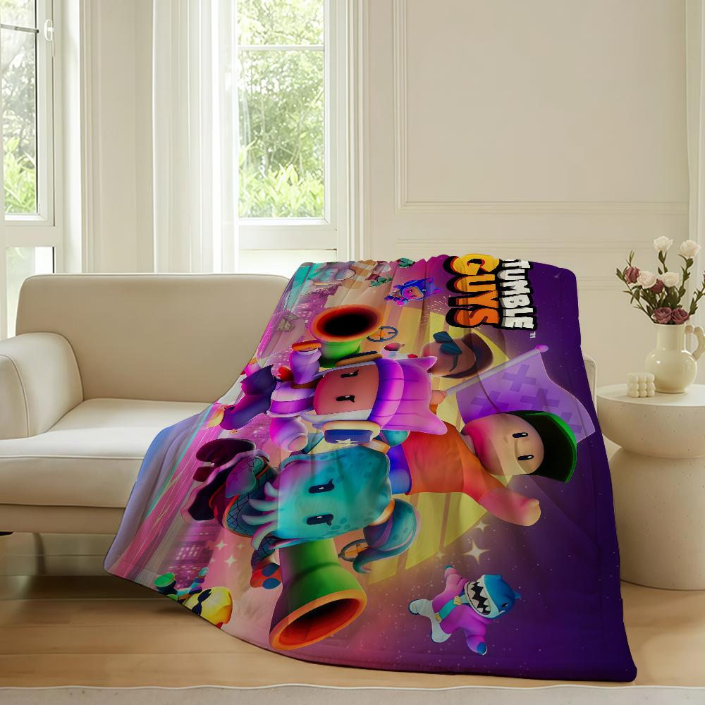 

Adventure games S-stumble G-guys Blanket For Sofa Office Bed Plane Travel Sleep Read Relax Camping Soft And Warm 30x40in