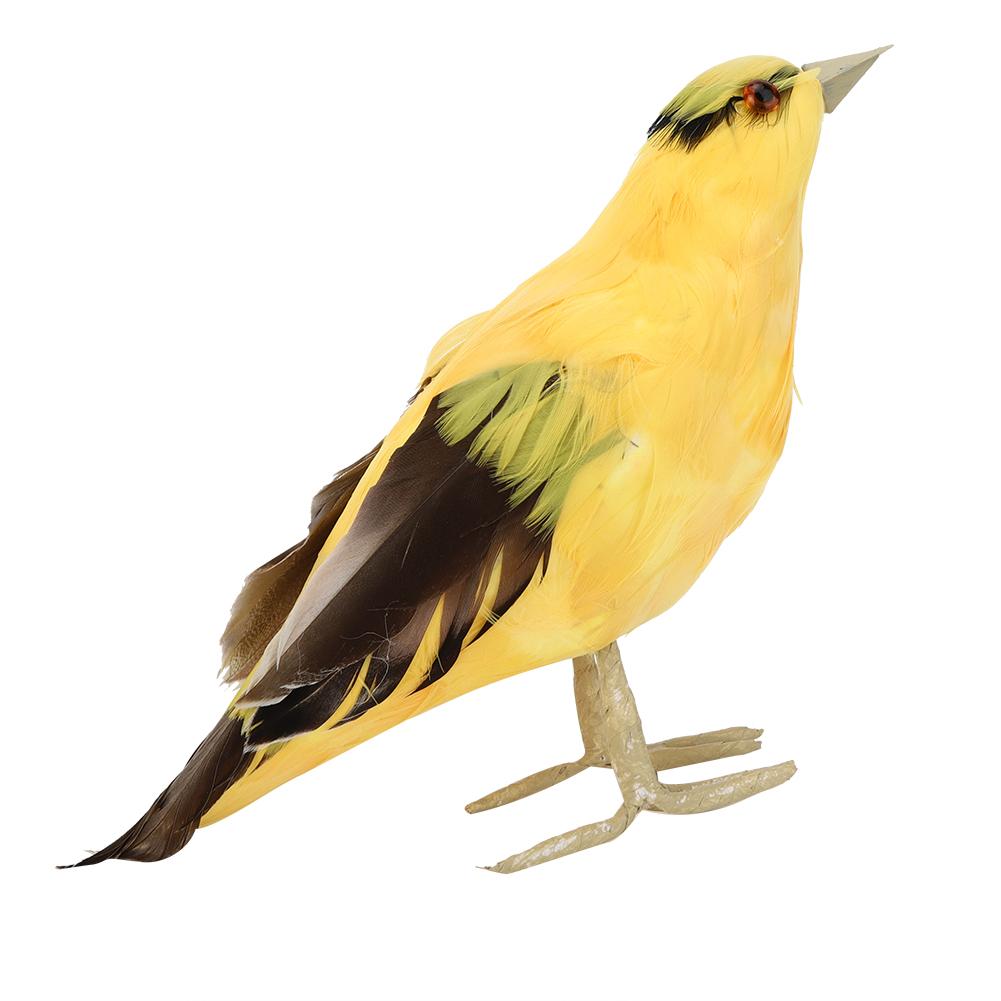 Garden Artificial Feathered Animal Ornament Simulation Oriole Bird Model Art Outdoor Decor