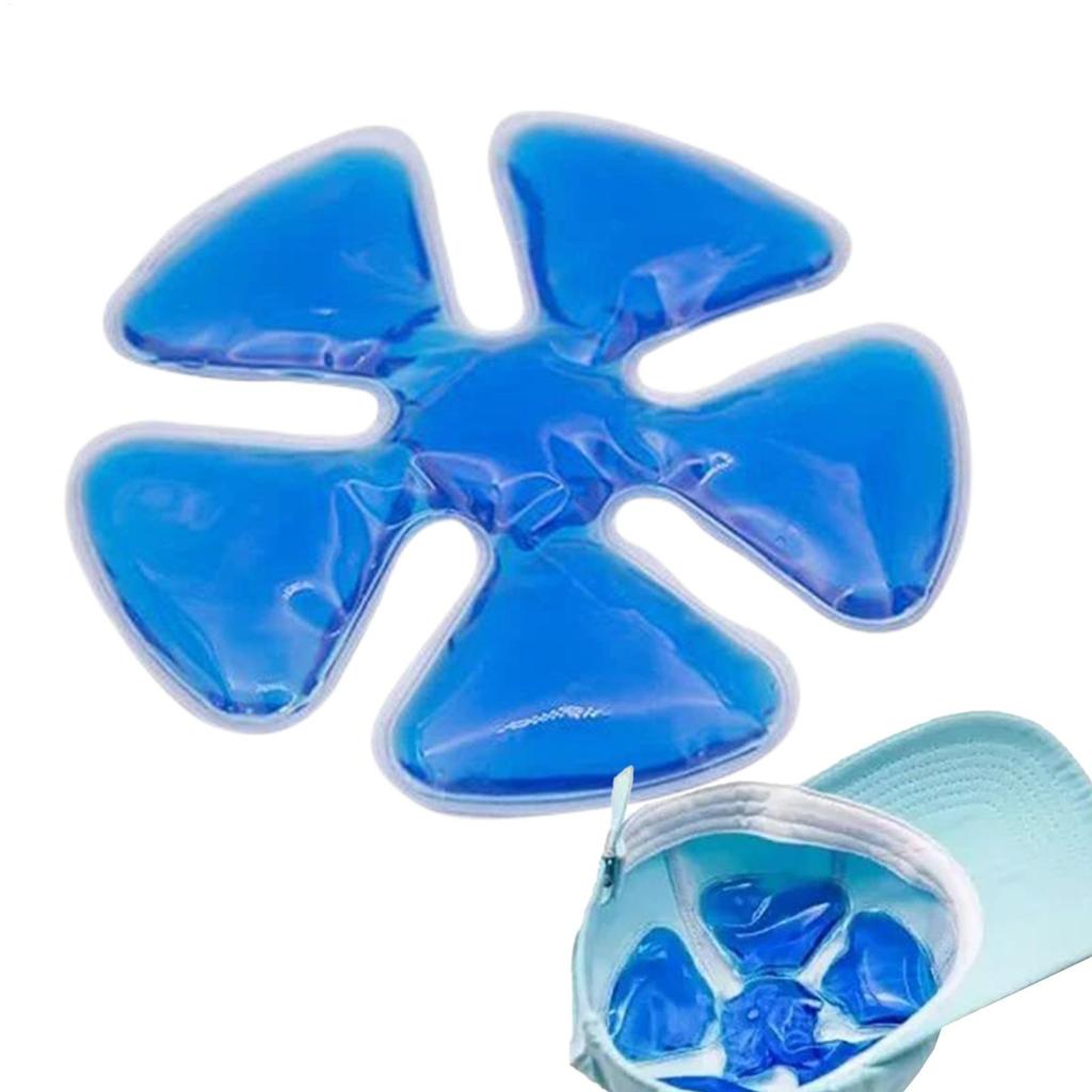 1 Stück PVC-Gelkühlpack - Verstellbares Kühlpolster für Helme & Hüte | Wiederverwendbare Kältekompresse Reise-Tragbar Outdoor-Zubehör