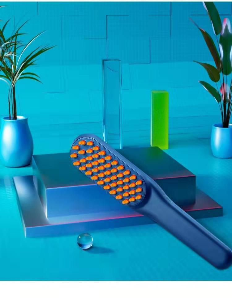 Electric Scalp Massage Comb for Hair Care & Anti-Hair Loss with Color Light Therapy
