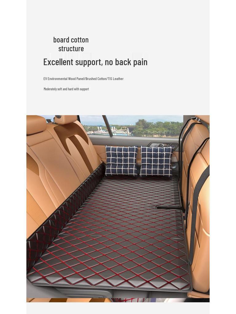 Car Rear Seat Sleeping Pad for Sedans