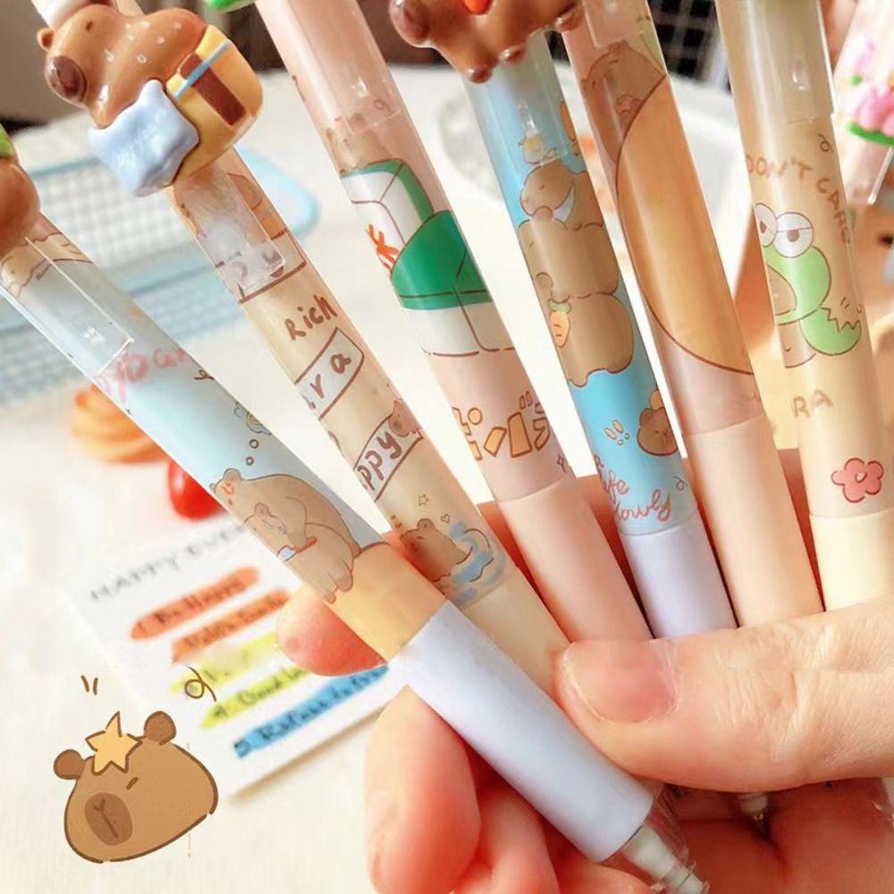 0.5mm Writing Pencils School Office Cartoon Pencils New Capybara Mechanical Pencil