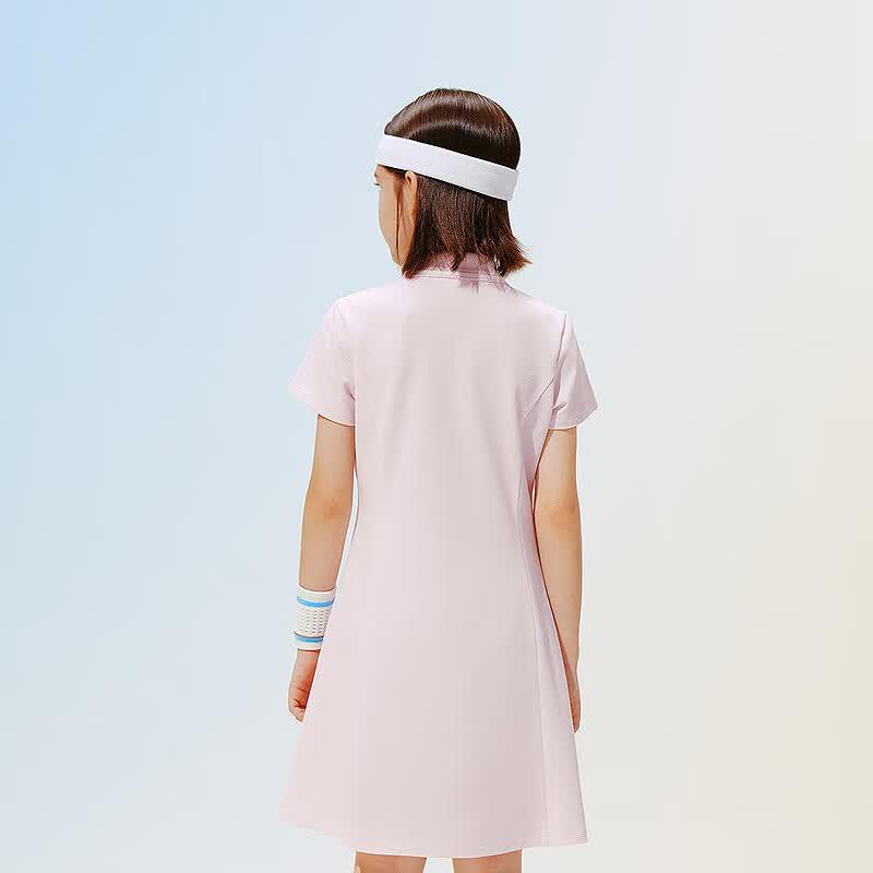 Asics Girls' Summer Polo Collar Elastic Dress