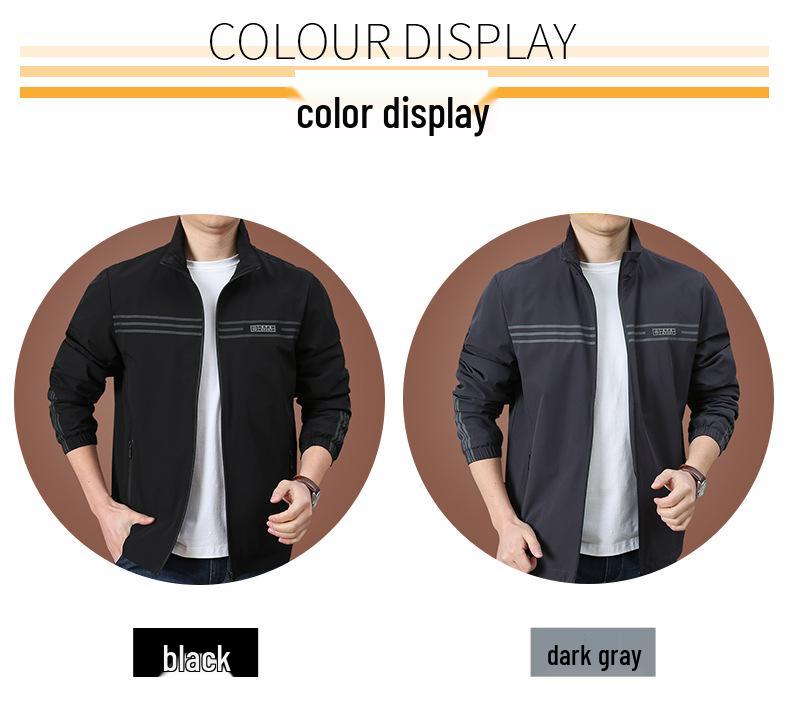 Men's Stretch Casual Solid Color Autumn Jacket, 2025 Trend