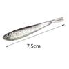 10pcs Soft Fishing Lures Silicone Bait 7.5cm for Fishing Shad Swimbait Wobblers Artificial Tackle Soft Fly Fishing Lures Bait