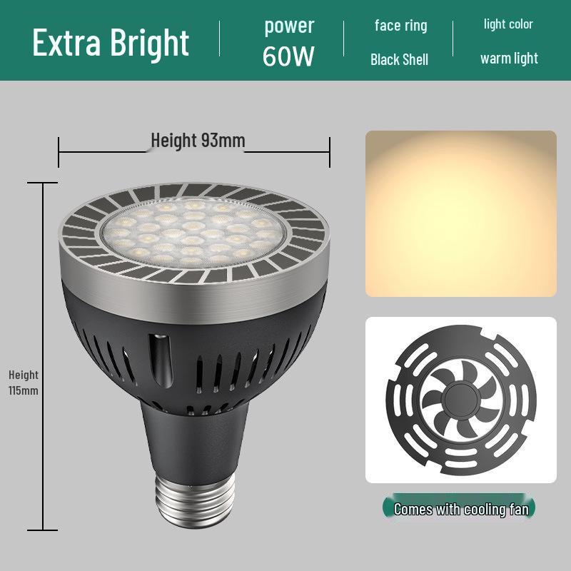 PAR30 LED Track Light: E27 Screw Base Spotlight for Commercial and Retail Spaces