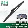 Rear Windshield Wipers Blades,Premium All-Season Wiper Blades Replacement For Kia Cerato Sephia Spectra LD 2003-2008