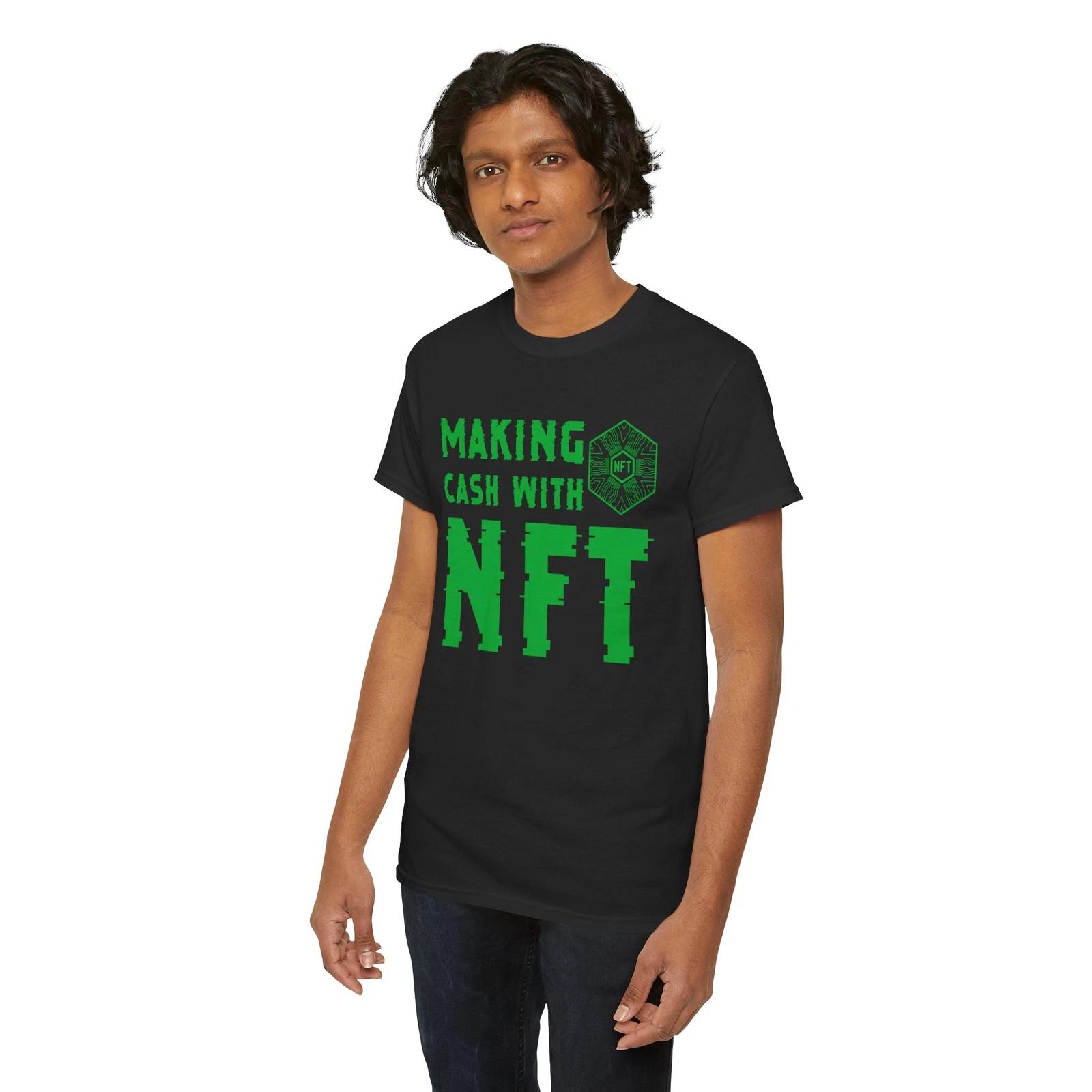 Bitcoin Boom T-Shirt – Funny Crypto Investor Blockchain BTC Graphic Tee S