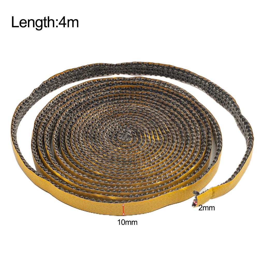 10x2mm Sealing Strip 1pcs 4M Cotton Door Fireplace Gasket
