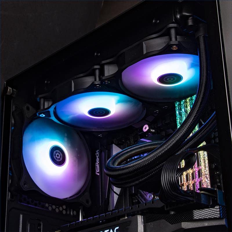 SilverStone Air Blazer Serie Adressierbarer RGB 12cm Gehäuselüfter SST-AB120R-ARGB