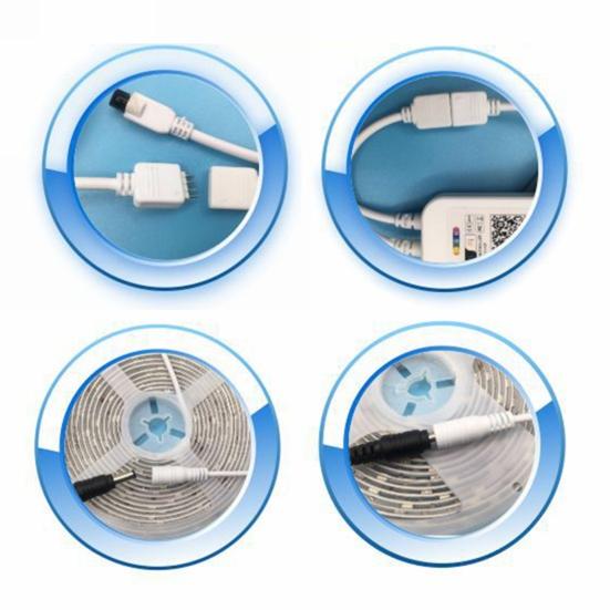 3 Roll Multicolor 5050 Epoxy Bluetooth-compatible Music Function Strip Light LED Bar