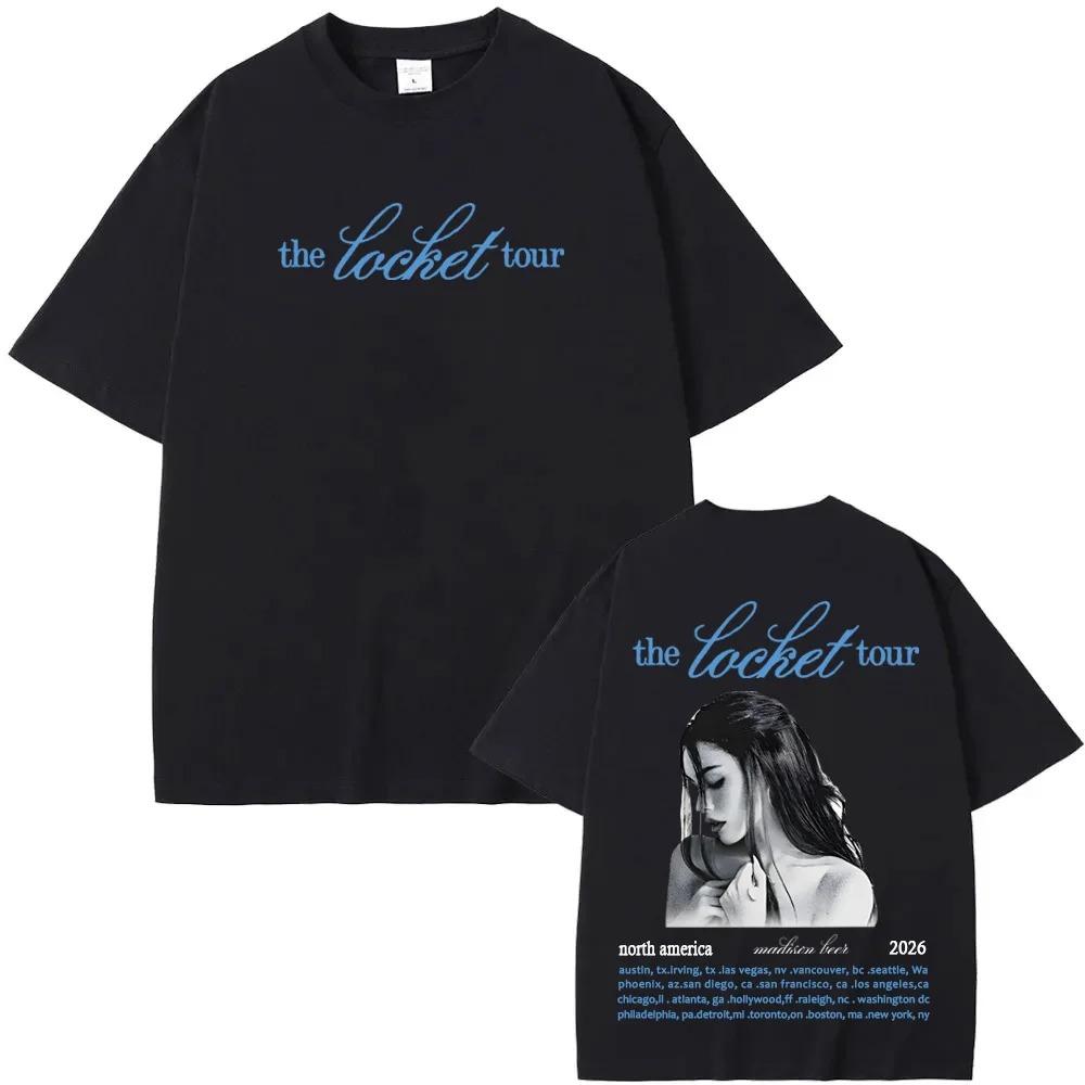 Madison Beer The Locket Tour 2026 TShirt Official North American Dates Premium Cotton Unisex Comfortable Women And Men Tshirts