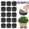 40/80pcs Flower Pot Feet Risers Natural Rubber Pot Mat Invisible Plant Pots Feet Home Garden Accessories Risers Pad Flower Pot