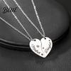 Matching Family Necklaces 1 Pair Necklace Bonds Heart-Shaped Pendant Sentimental