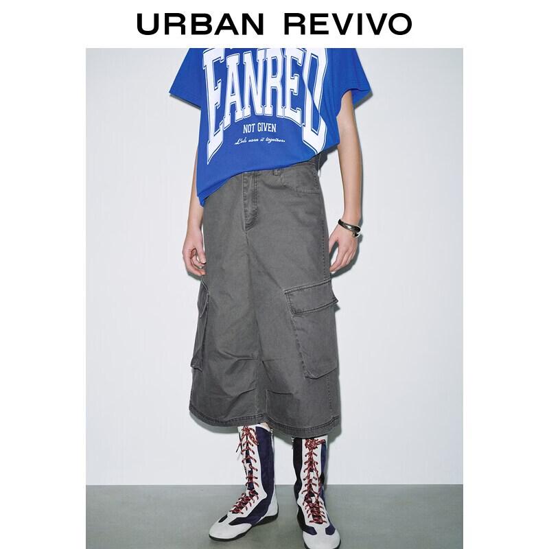 Women s Pleated Wide-Leg Cargo Pants S