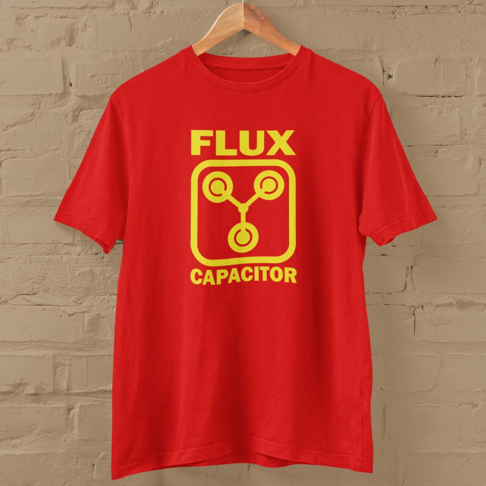 Flux Capacitor T-shirt (science inspired by Back to the Future 80s cult fiim) Unisex T-Shirt S