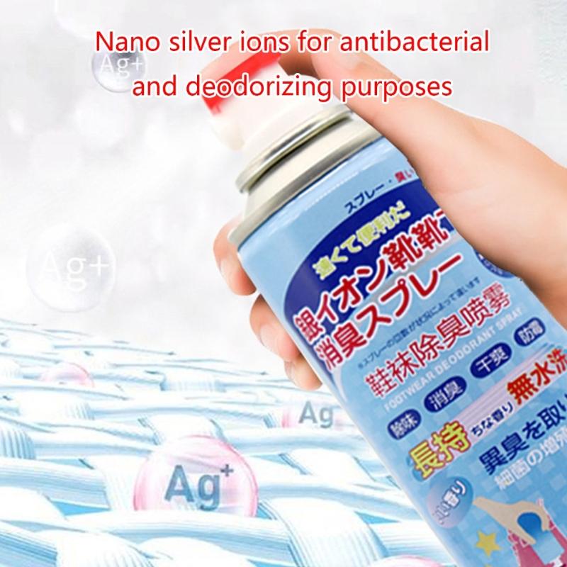 Shoe Socks Deodorant Spray Sneakers To Remove Odor Shoe Deodorizes To Foot Odor Sweat Odor Press Type Deodorant Gas-Mask