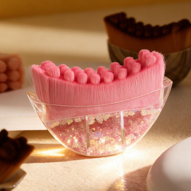 Lymphatic Contour Face Brush - Facial, Eye & Neck Gua Sha Massage Tool for Sculpting & Detox