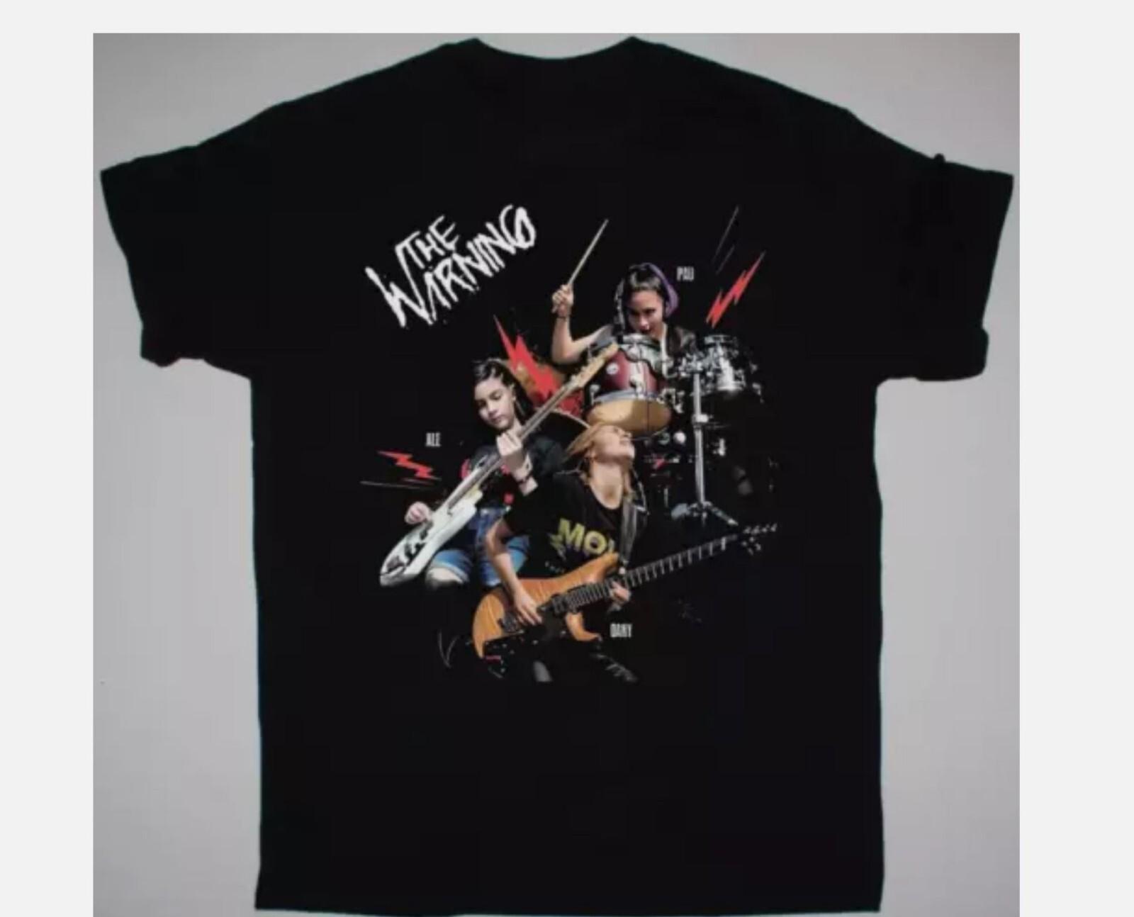 

26 The Warning Band Black T-Shirt Cotton Unisex For Men Women Unisex T-Shirt M