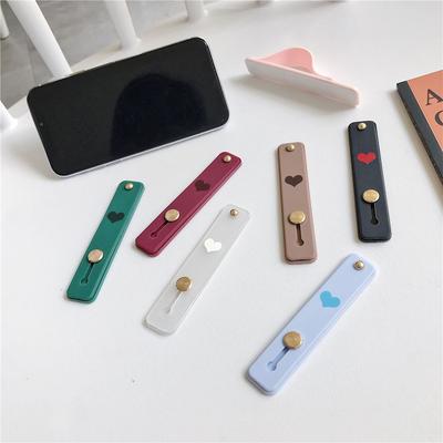 Creative Bracket Silicone Finger Ring Grip Stand Push Pull Phone Holder