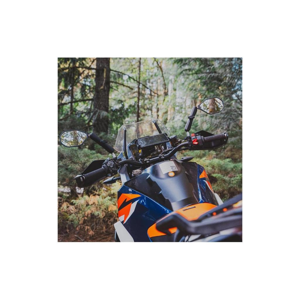 Ram Mounts Tough Mirror Single (Left Side) 1-Inch Ball, RAM-B-465LU