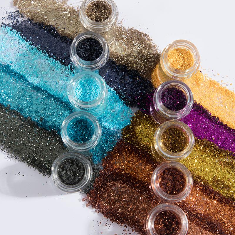 36-color Glitter Eyeshadow for Women Wholesale Brightening Single-color High-gloss Starry Sky Eyeshadow