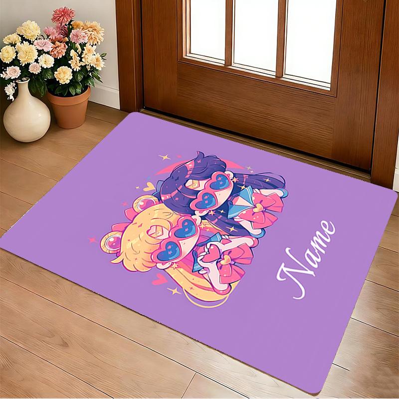 Personalized Name Galaxy Dreamer Living Room Non-Slip Area Rug Soft Carpet for Bedroom Playroom Sofa Office Home Decor Doormat