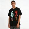 Vintage Cartoon Number 67 Print Casual Versatile Short Sleeve T-Shirt Pure Cotton T-shirt
