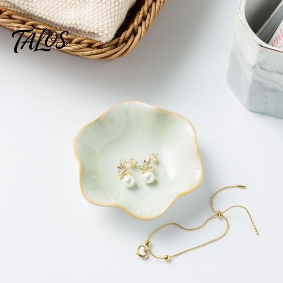Porte-dés Plateau de Mahjong, Plat en Céramique, avec Concave Peu Profond Empêche le Plateau Décoratif de Rouler Support Design, pour Pièces de Monnaie Bijoux Accessoires