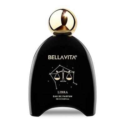 BELLAVITA Zodiac Collection Waage EDP Unisex | Würzig, Lavendel und Sandelholz | Premium Lang Anhaltendes Duftparfüm für Männer und Frauen, 100ml