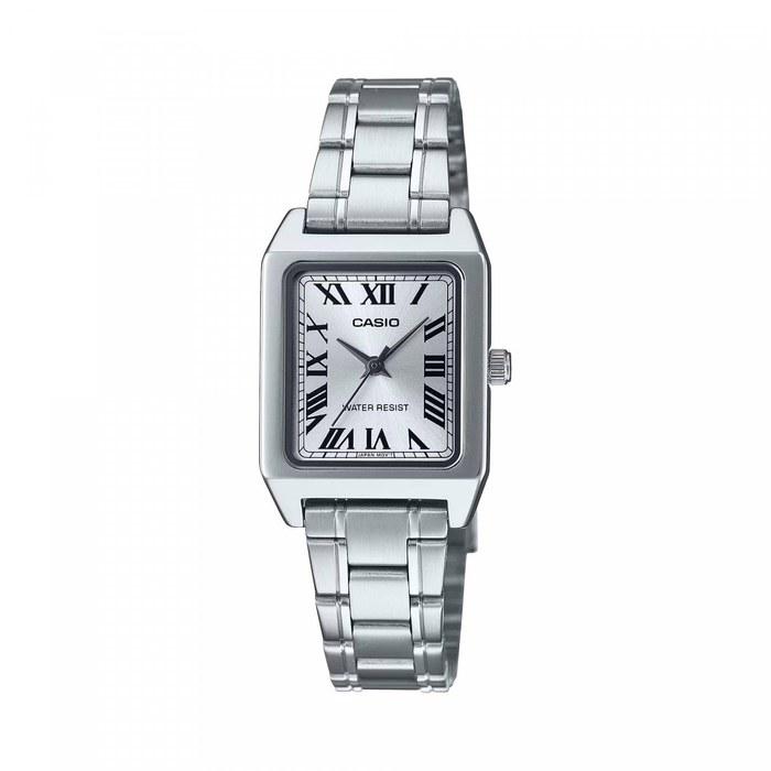 Casio LTP-B150D-7BEF Women s Quartz Analog Watch Stainless Steel Strap Black/White Bracelet