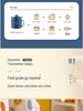 Compact Multi-Functional Electric Cooker: Mini Rice, Soup & Dorm Pot (EU & UK Standards)
