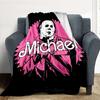 1pc Horror Icon Outdoor Blanket Lightweight Flannel, Soft & Warm, All Season Use for Sofa, Outdoor, Camping, Living Room, Office, Chair