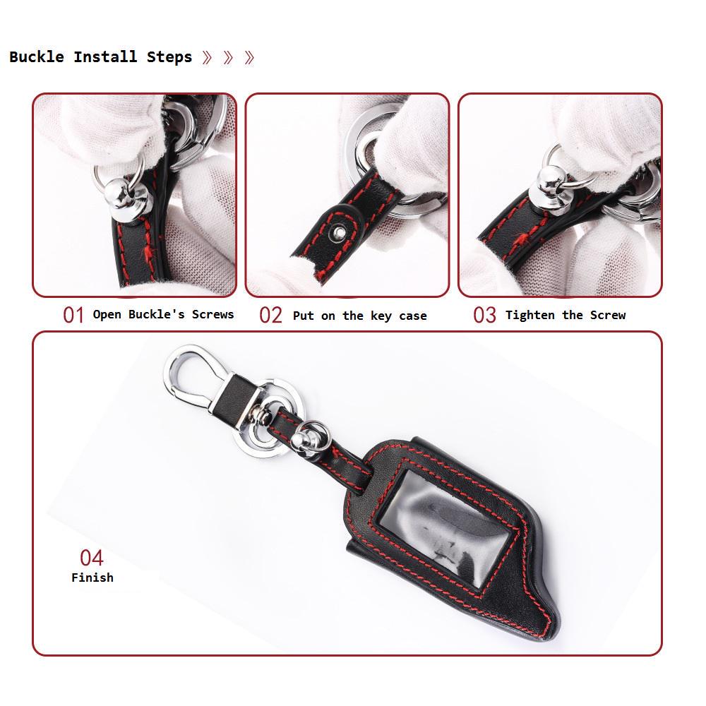 Russland A91 Leder Auto Schlüsselbund Schutzhülle Abdeckung Für Russland A61/ B6/ B61/B9/ B91/V7 LC Schlüssel Abdeckung Zubehör