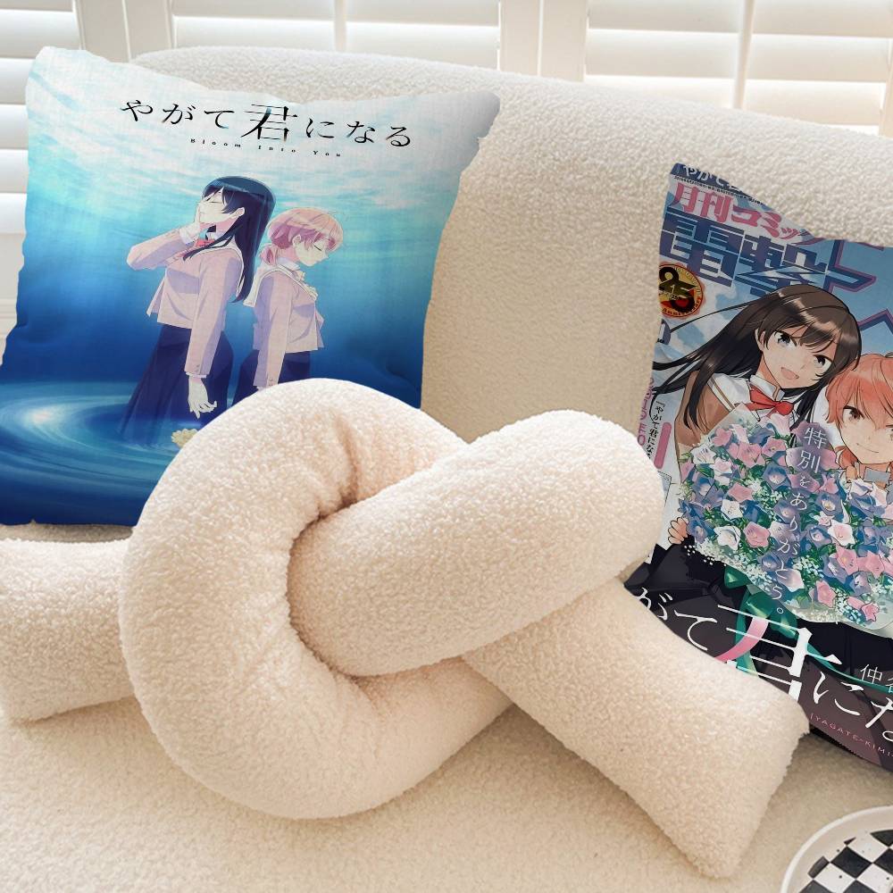 Anime Bloom Into You Pillowcases Home Bedding Decorative Pillow Cover Wedding Super Soft Pillow Case
