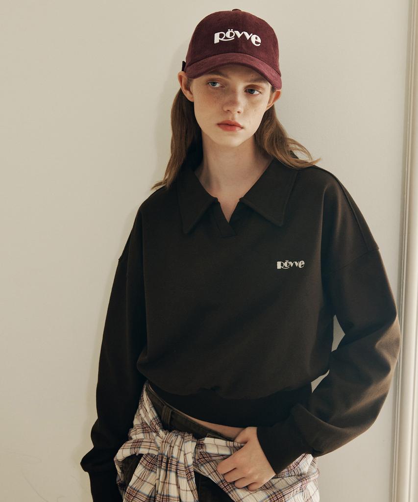 ROVVE Corduroy Logo Cap (Burgundy)