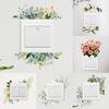 Decor Wall Paper Long Lasting Wall Mural Colorfast Plant Flower Switch Wall Decorative Sticker Self-Adhesive Decal