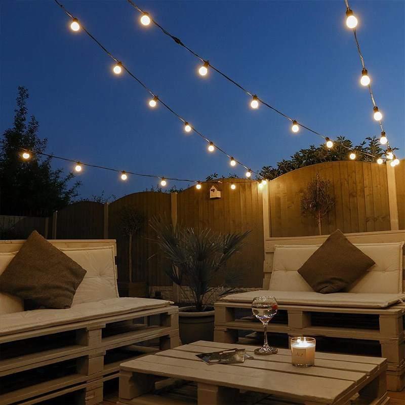 G50 Solar-Powered Waterproof LED String Lights for Outdoor Decoration