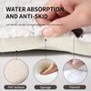 Granular Plush Memory Foam Bath Mats, Simple and Comfortable Bathroom Rug, Water-absorbent Non-slip Shower Room Door Mat
