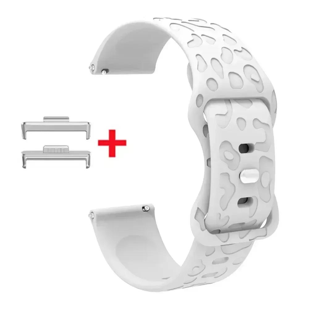 Für Huawei Watch Fit 4/3 Armband Leopardenmuster-Riemen Für Huawei Fit 4 pro Silikon Graviertes Band Armband Austauschbares Uhrenarmband